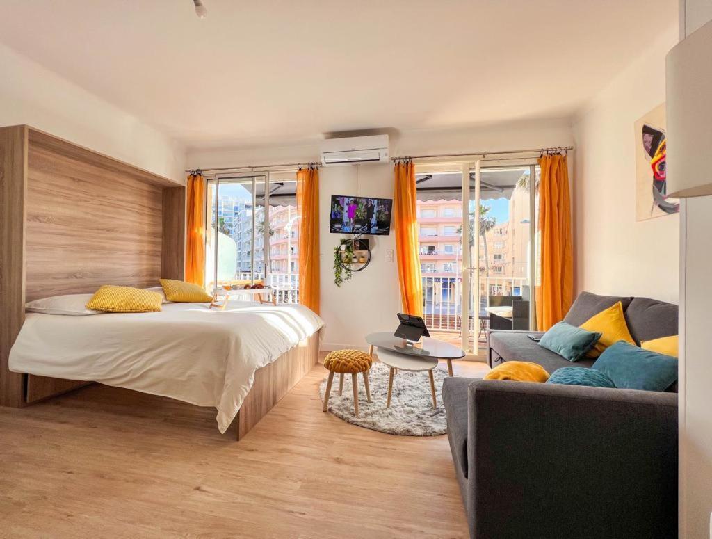 Appartement Vue Mer Parking Prive Place Med Кане Экстерьер фото
